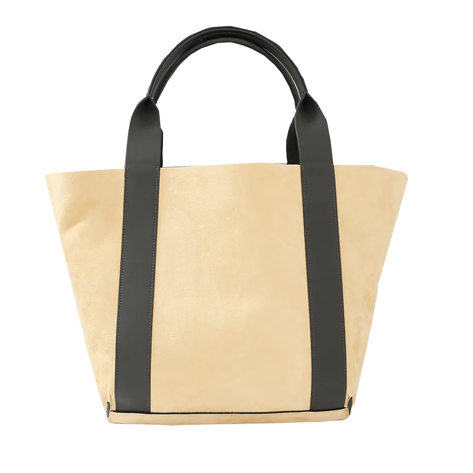 Metallic Suede Reversible Handbag